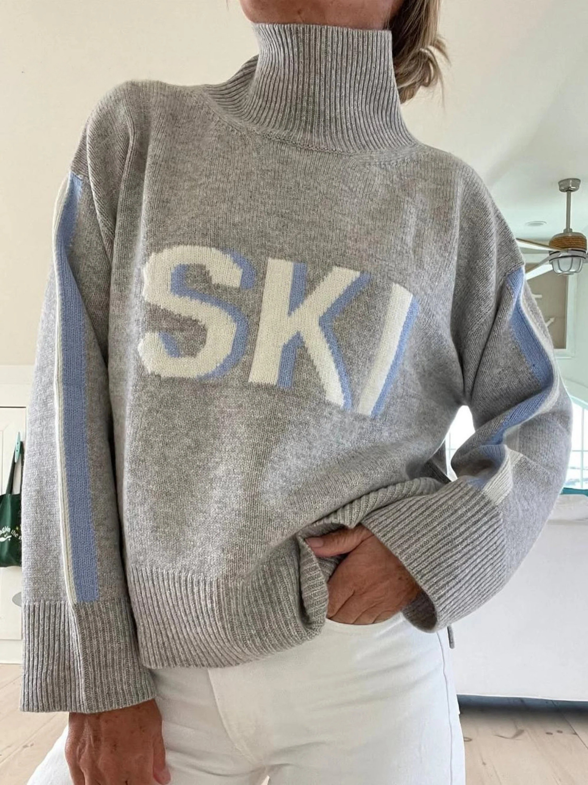 Daisy - Retro Rollkragen-Skipullover