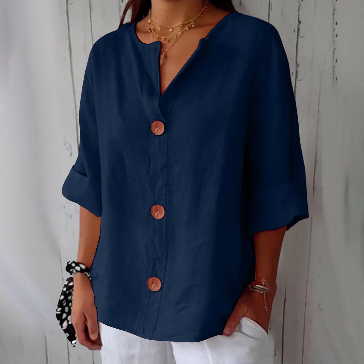 Alma – Exklusive Leinenbluse für Damen