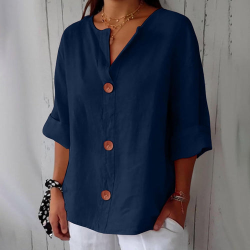 Alma – Exklusive Leinenbluse für Damen