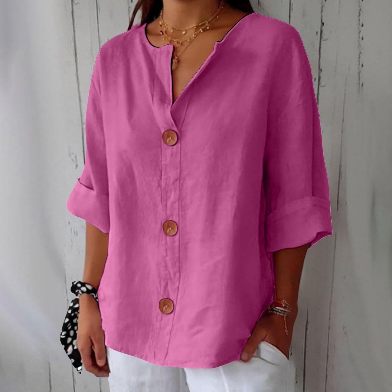Alma – Exklusive Leinenbluse für Damen
