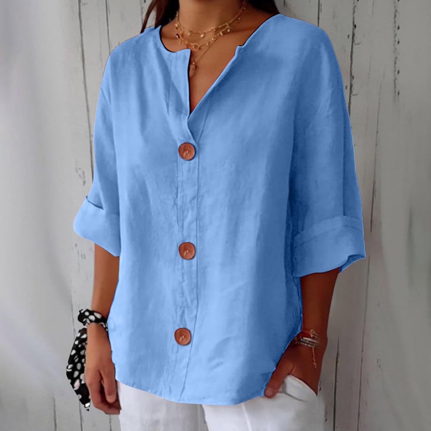 Alma – Exklusive Leinenbluse für Damen