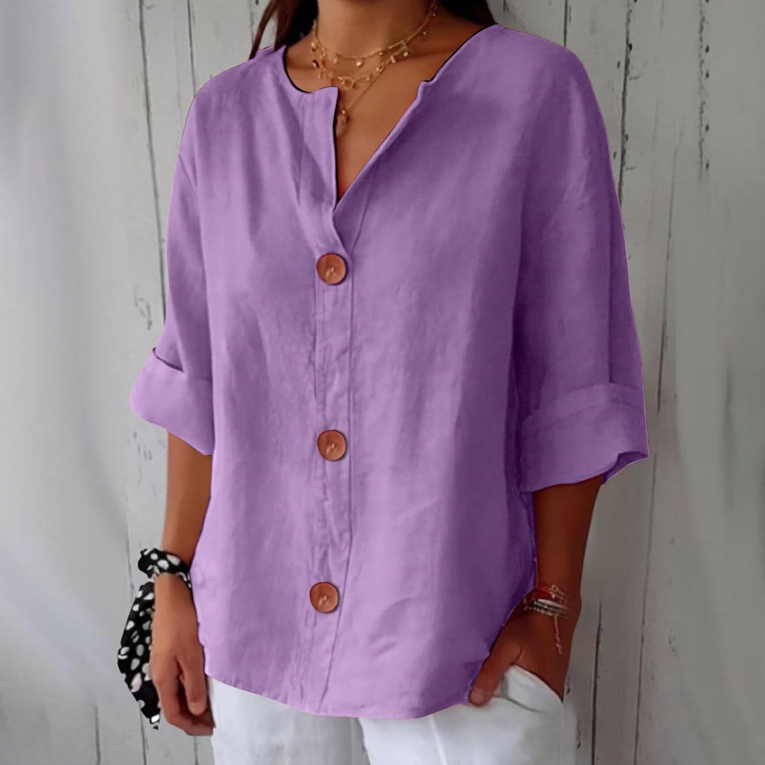 Alma – Exklusive Leinenbluse für Damen