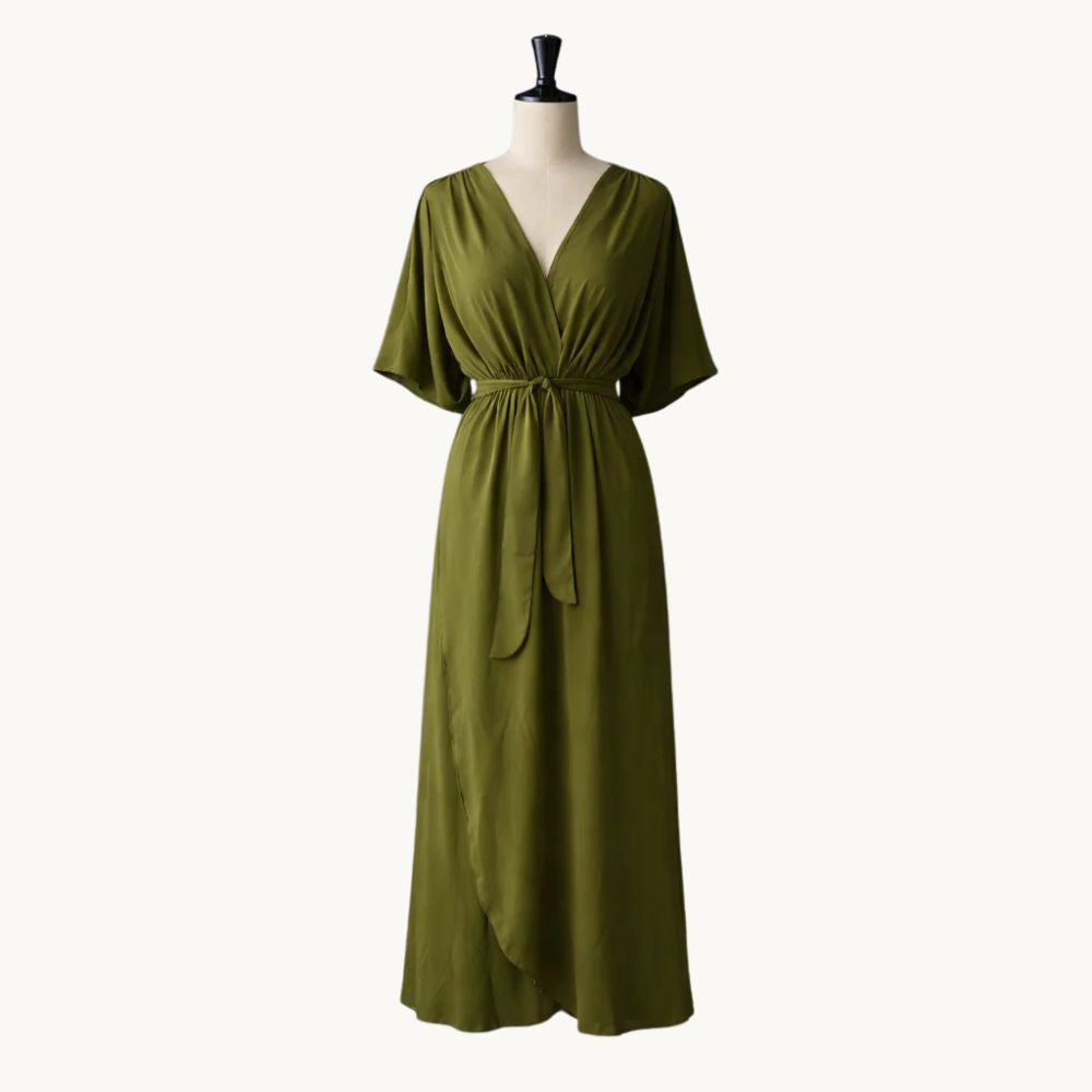 Marta™️ | Chiffonkleid mit V-Ausschnitt