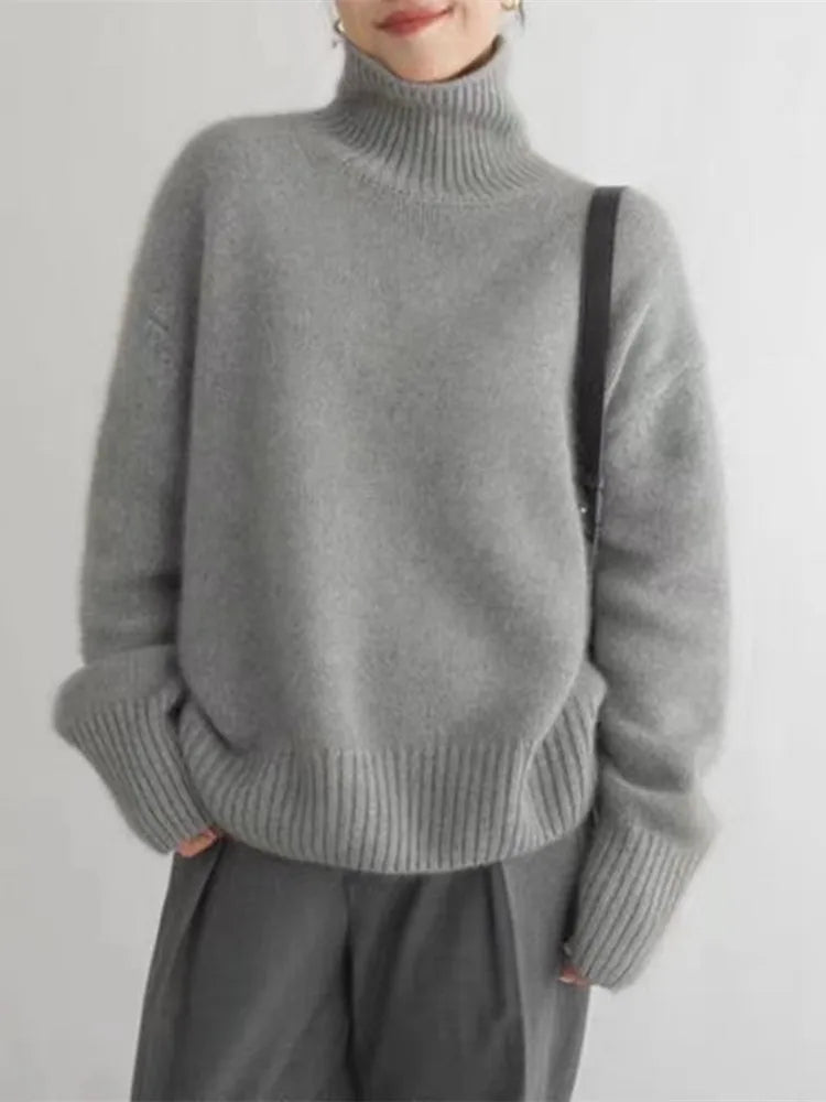 Lin - Rollkragenpullover
