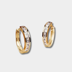Paolina – Elegante Gold- und Kristallohrringe