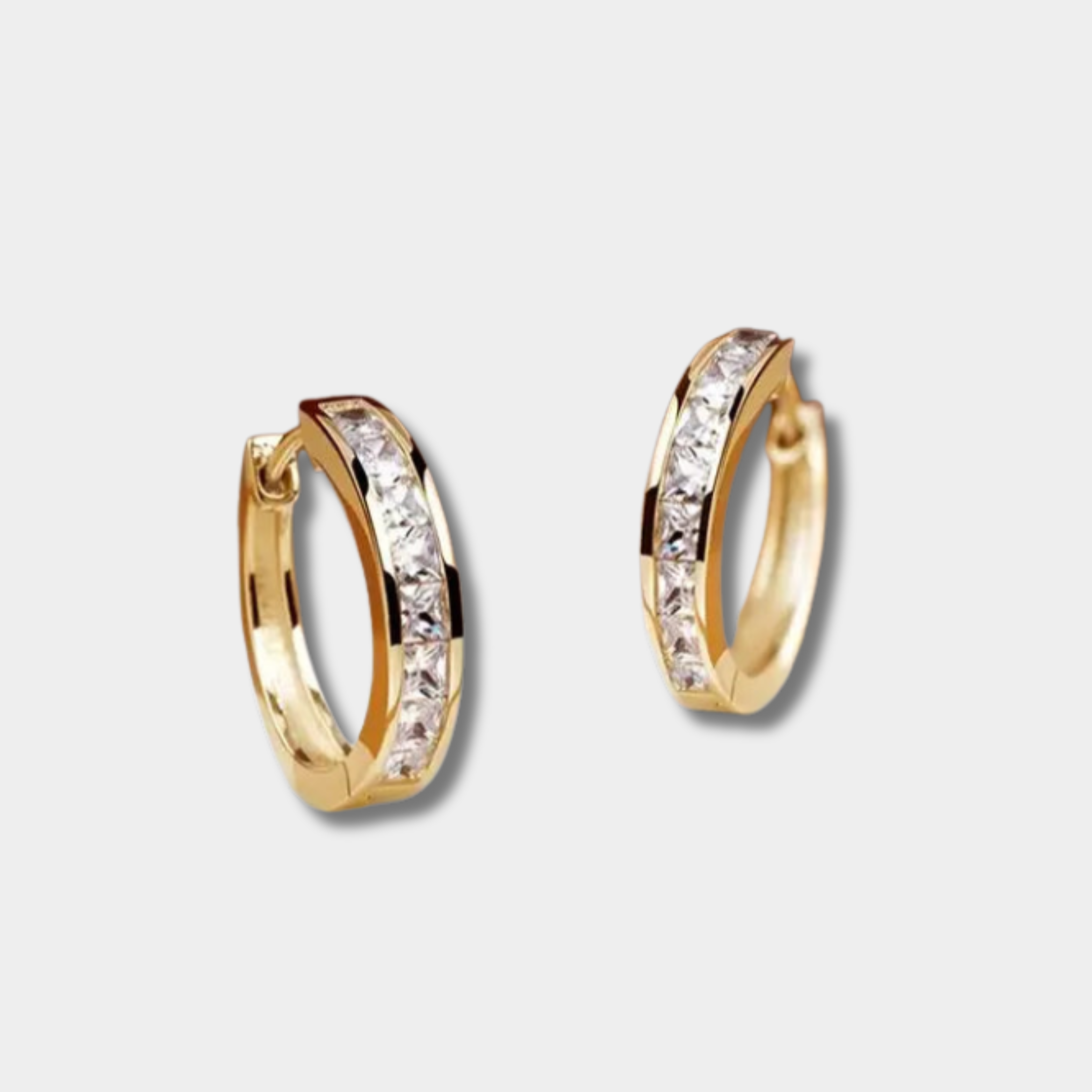 Paolina – Elegante Gold- und Kristallohrringe
