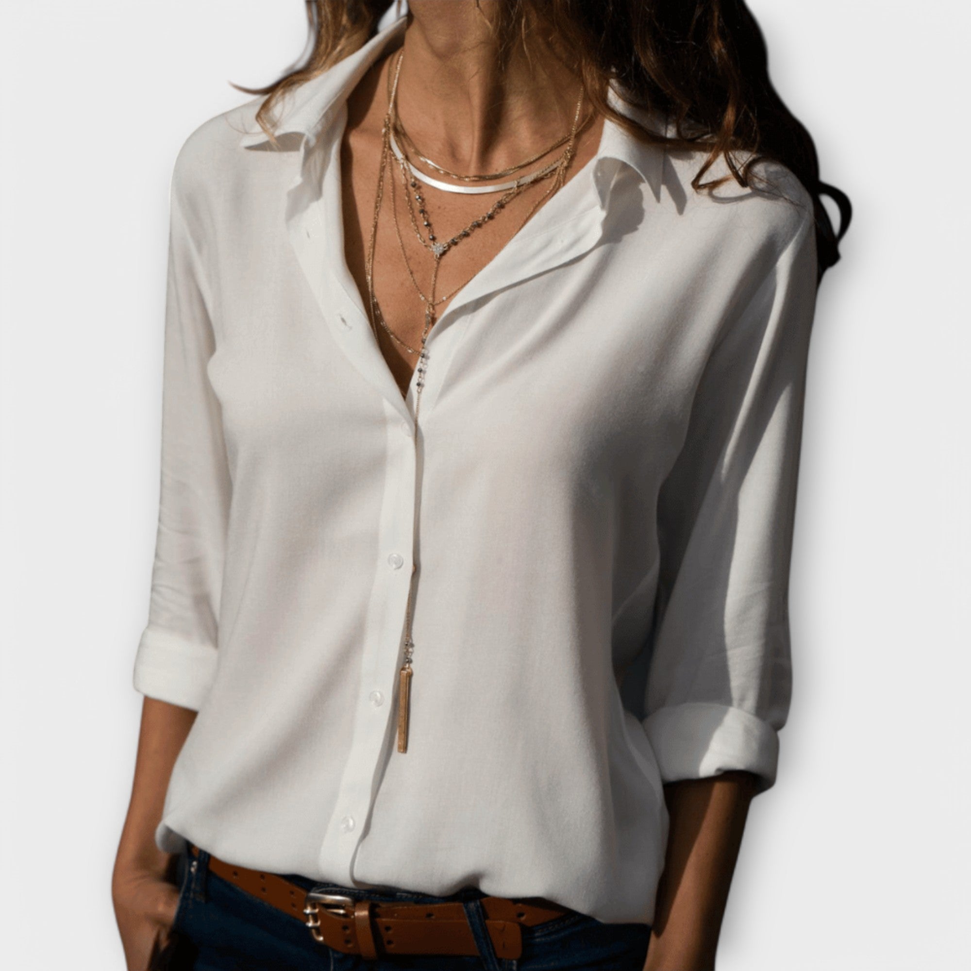 Brita – Zeitlose Bluse mit perfekter Passform