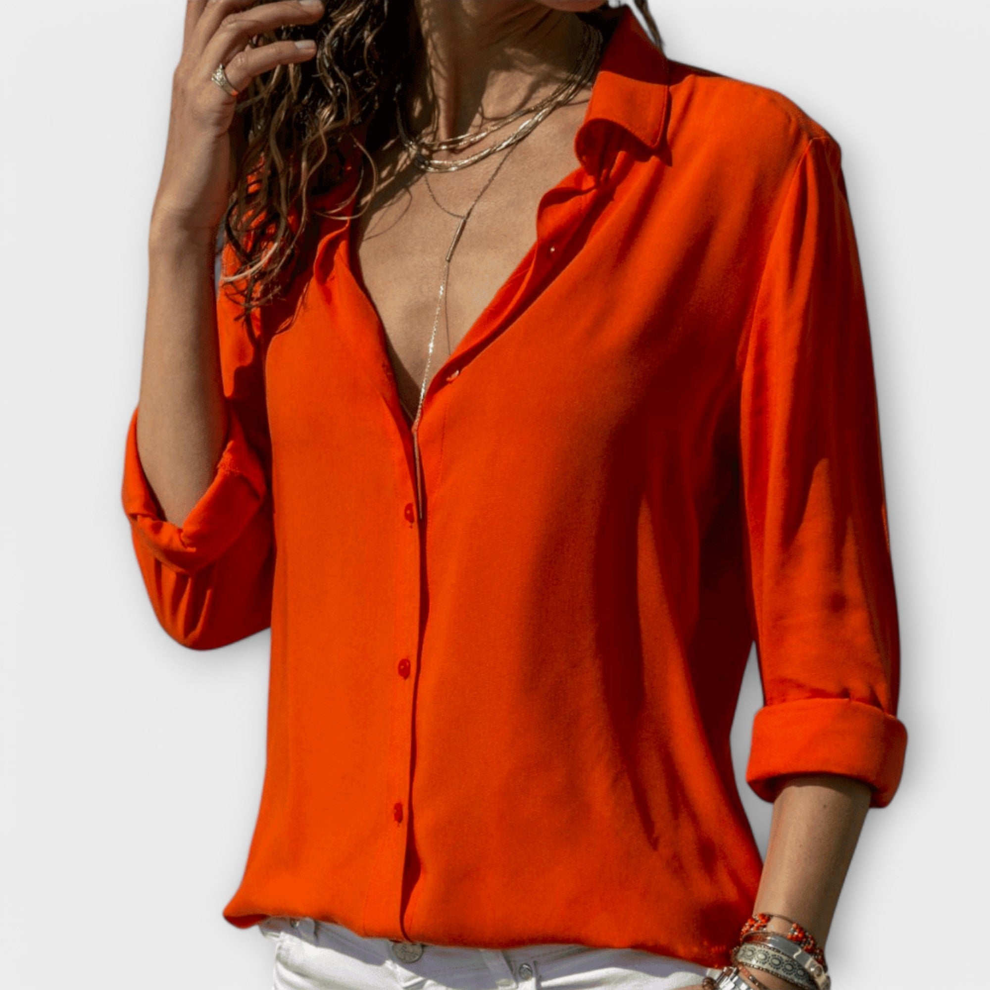 Brita – Zeitlose Bluse mit perfekter Passform