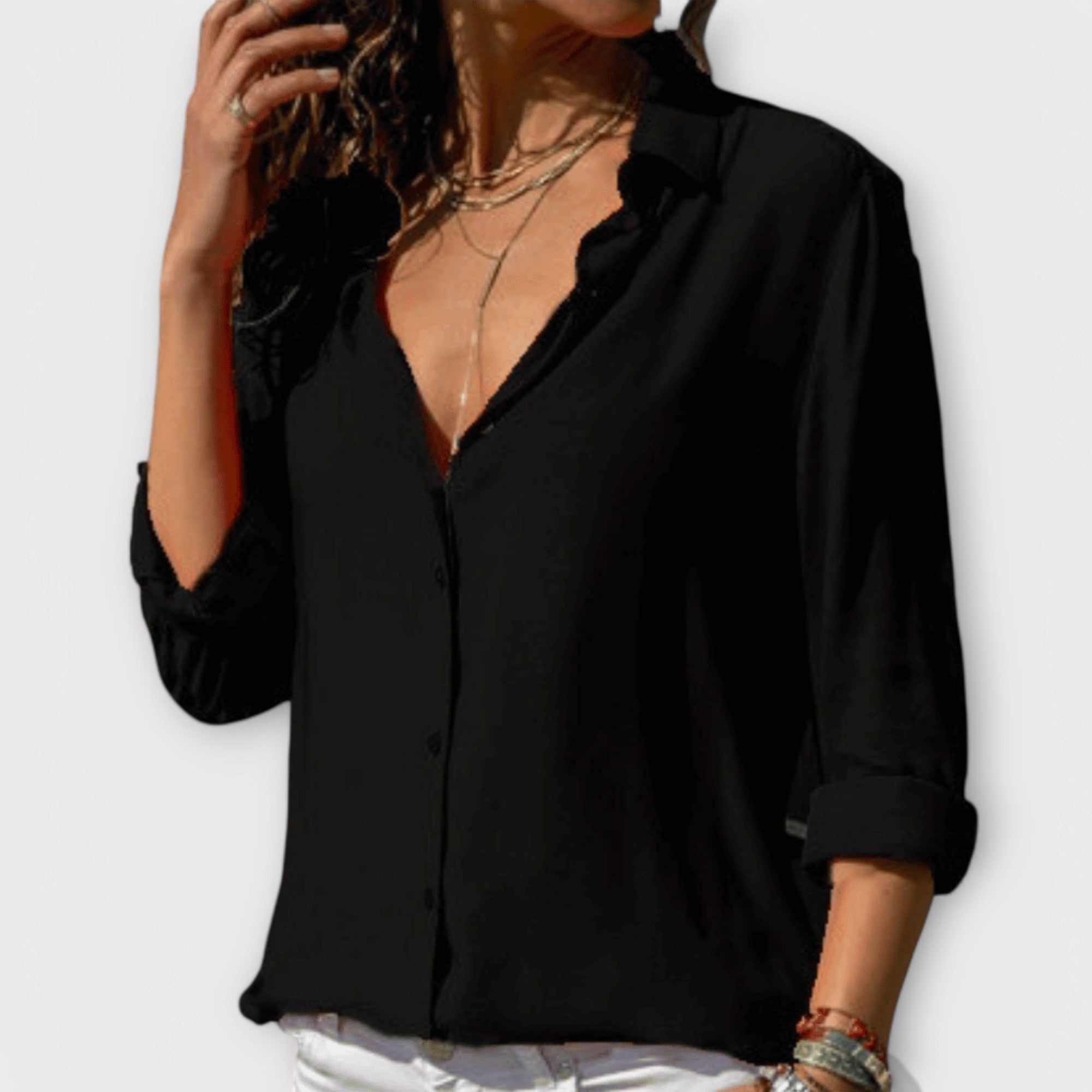 Brita – Zeitlose Bluse mit perfekter Passform