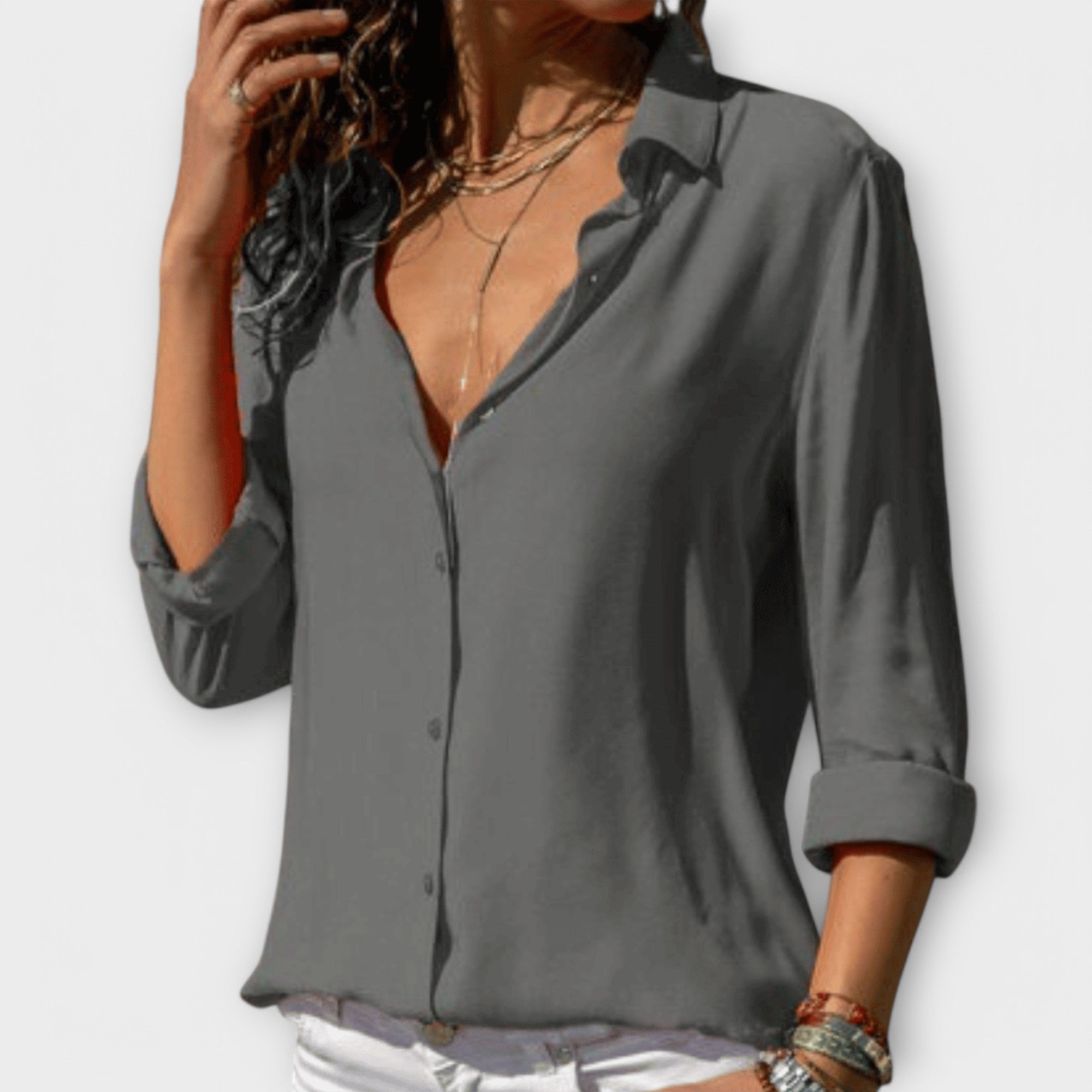 Brita – Zeitlose Bluse mit perfekter Passform
