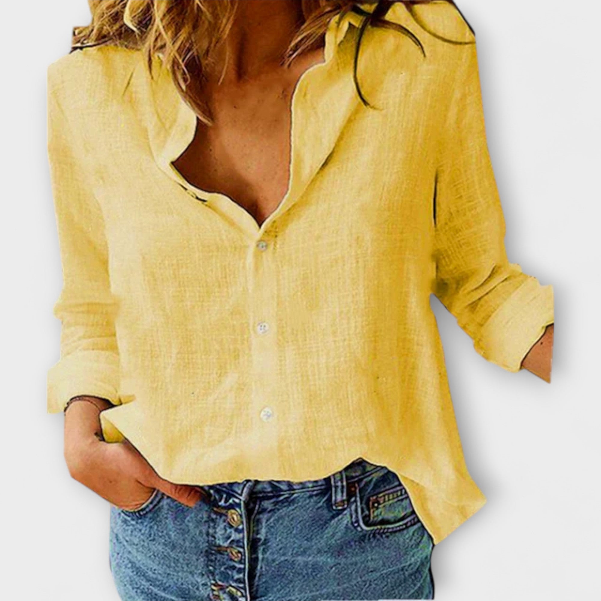 Maarni – Raffinierte Bluse mit Kragen