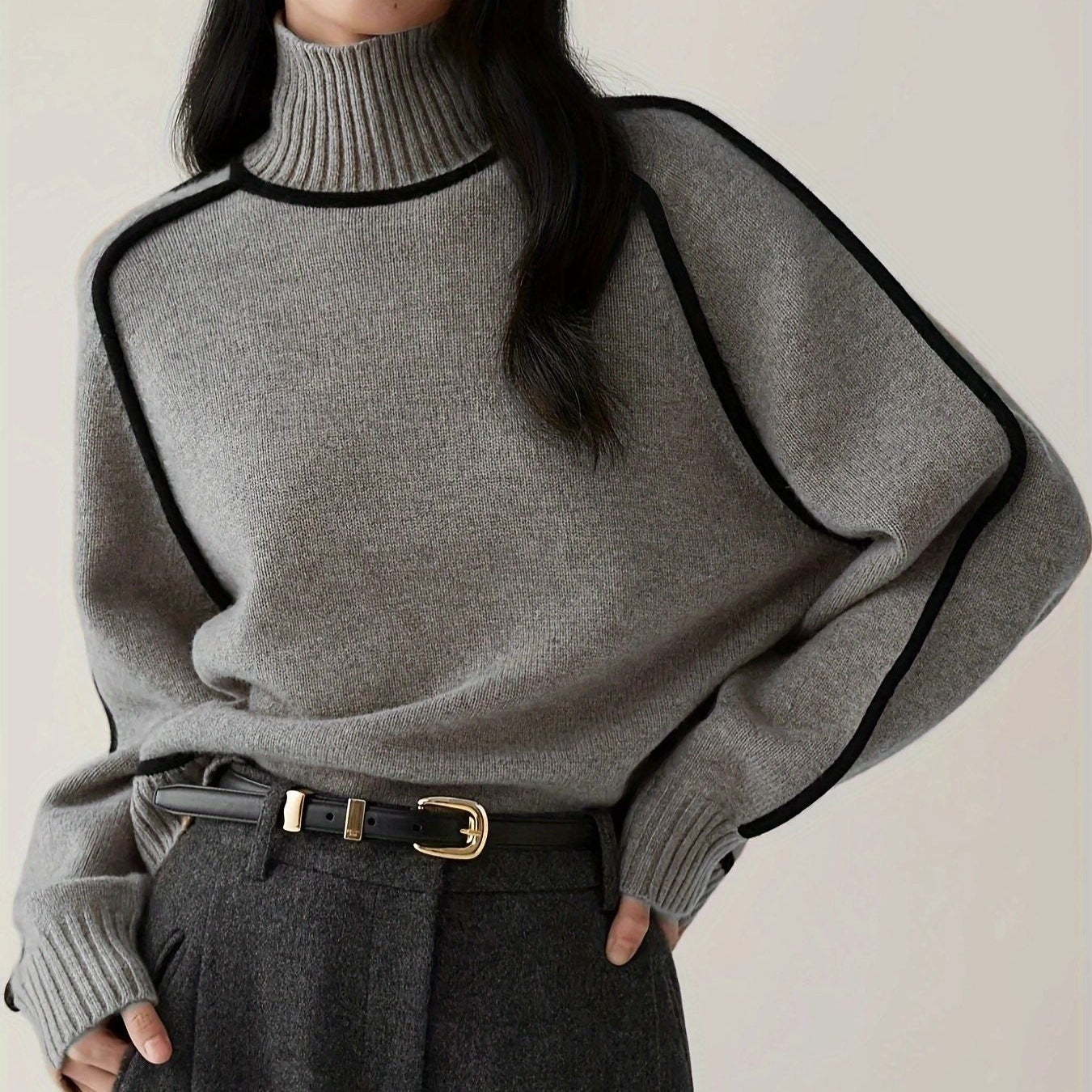 EMILIE - Rollkragenpullover