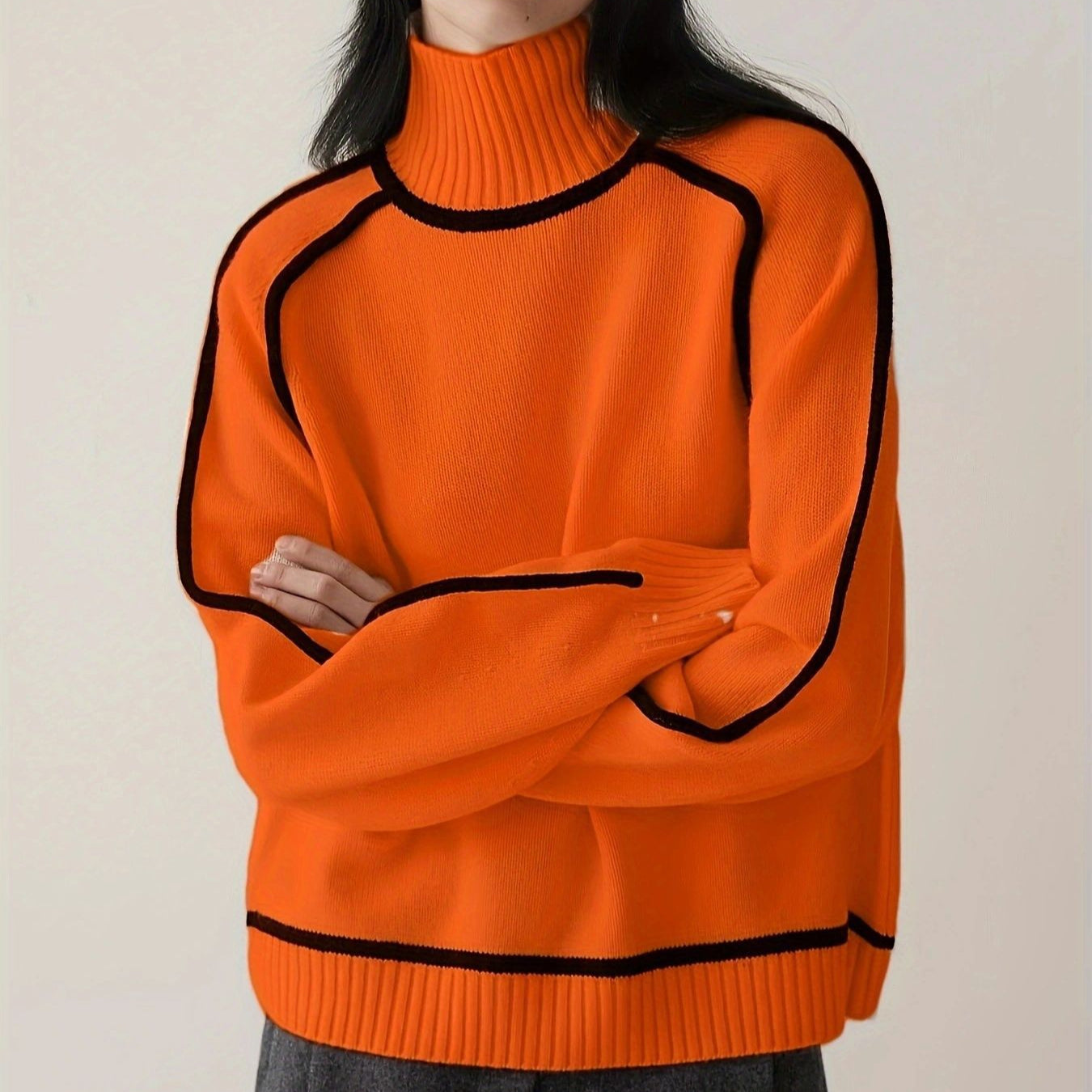 EMILIE - Rollkragenpullover