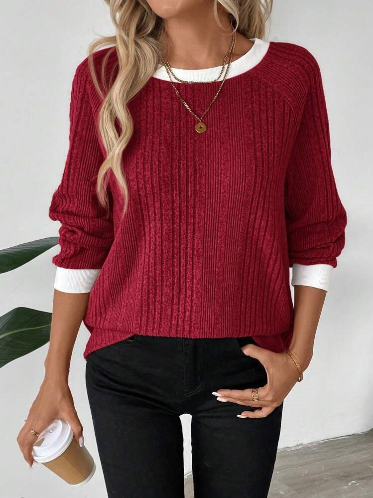 Mariel – Zweiteiliger Strickpullover mit modernem Stil