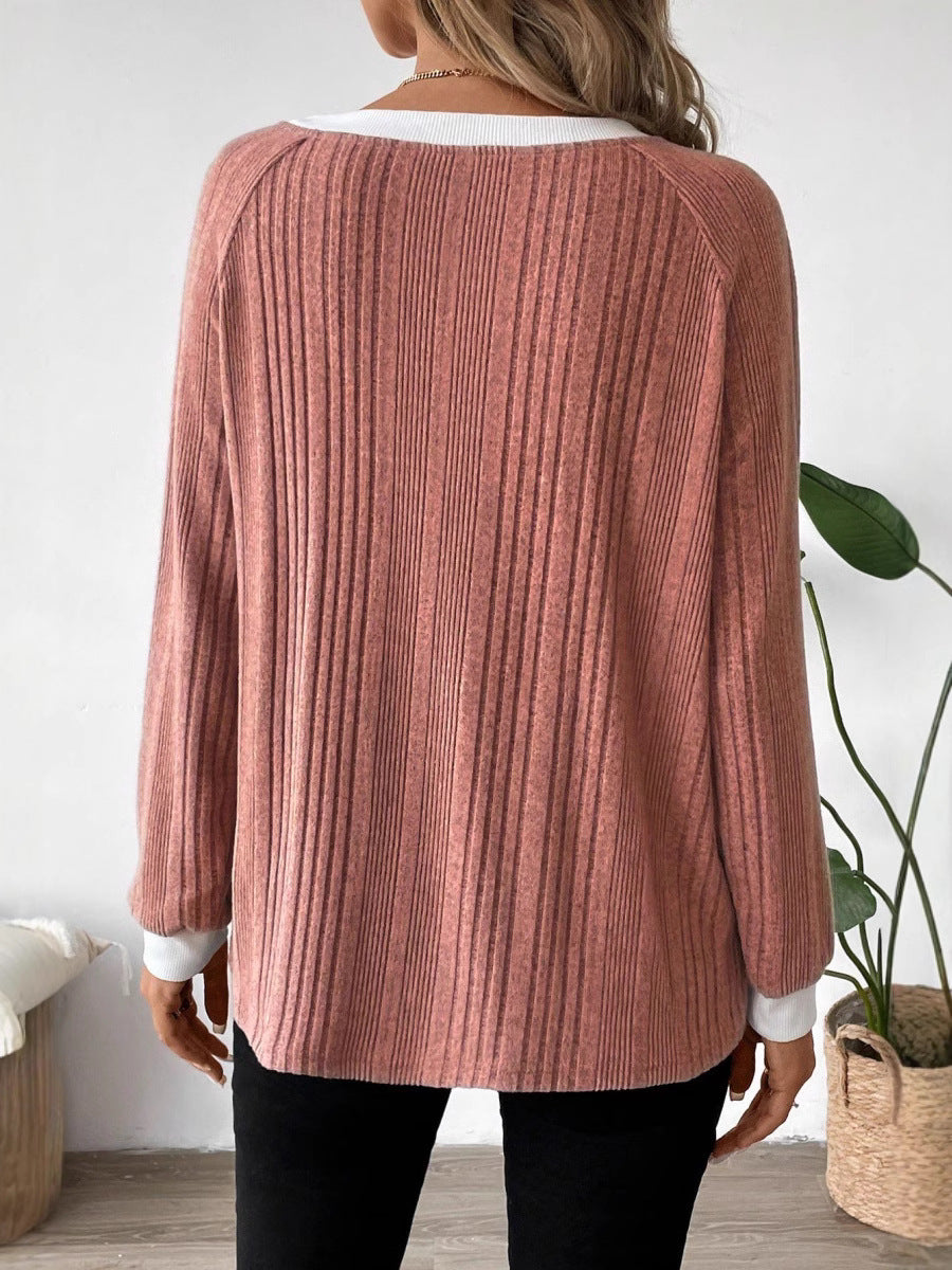 Mariel – Zweiteiliger Strickpullover mit modernem Stil