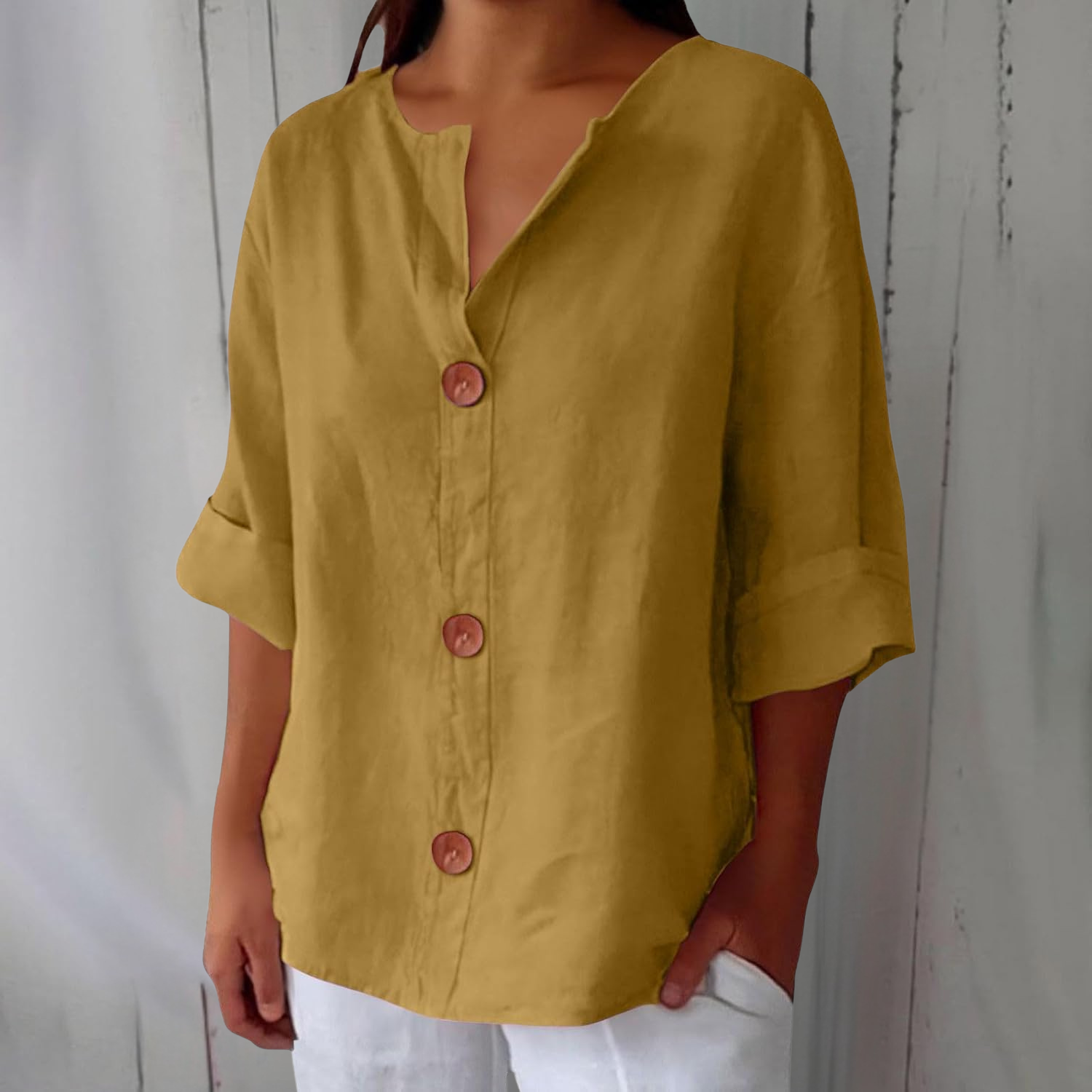 Alma – Exklusive Leinenbluse für Damen