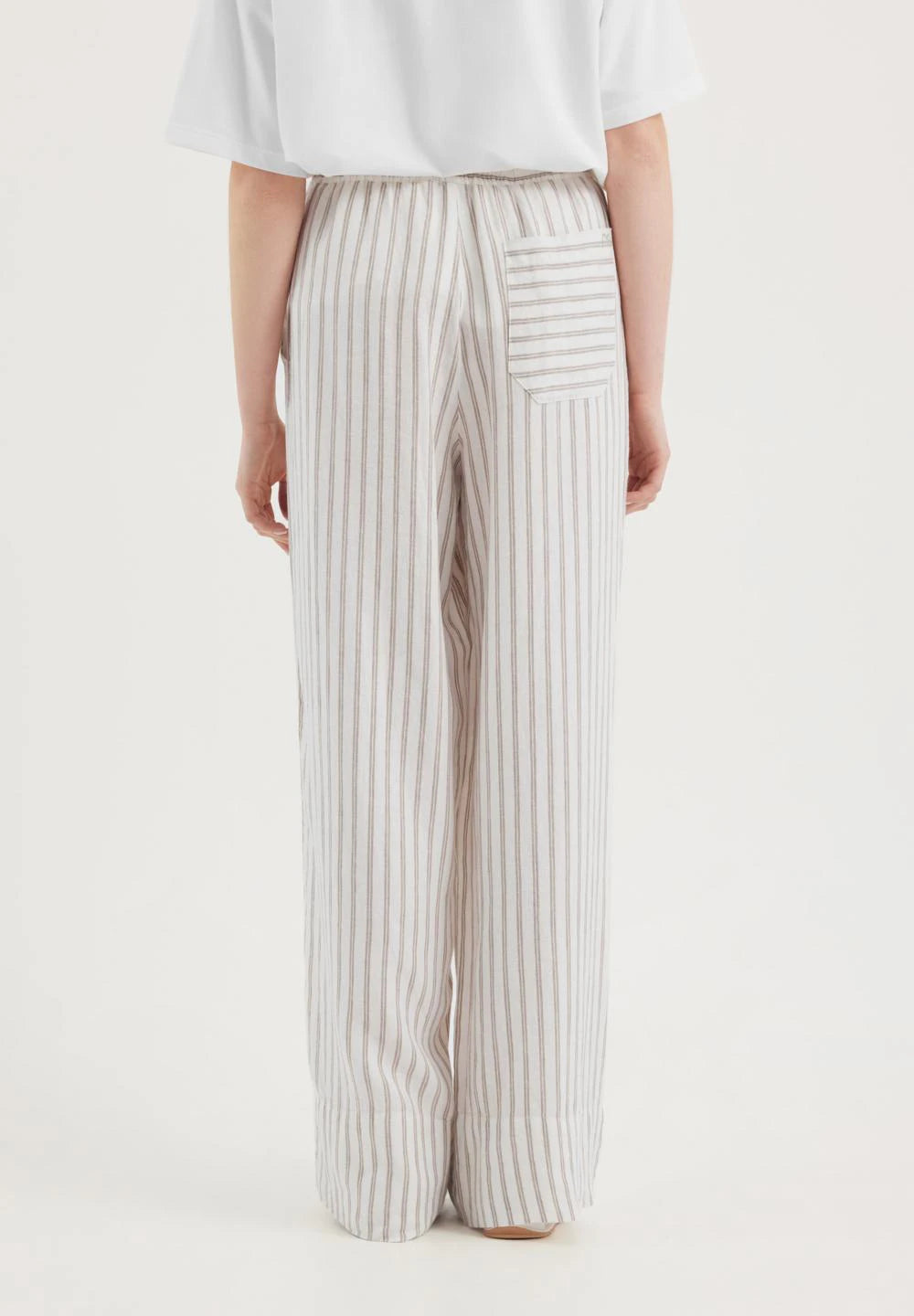 PJ – Gestreifte Hose | Grau