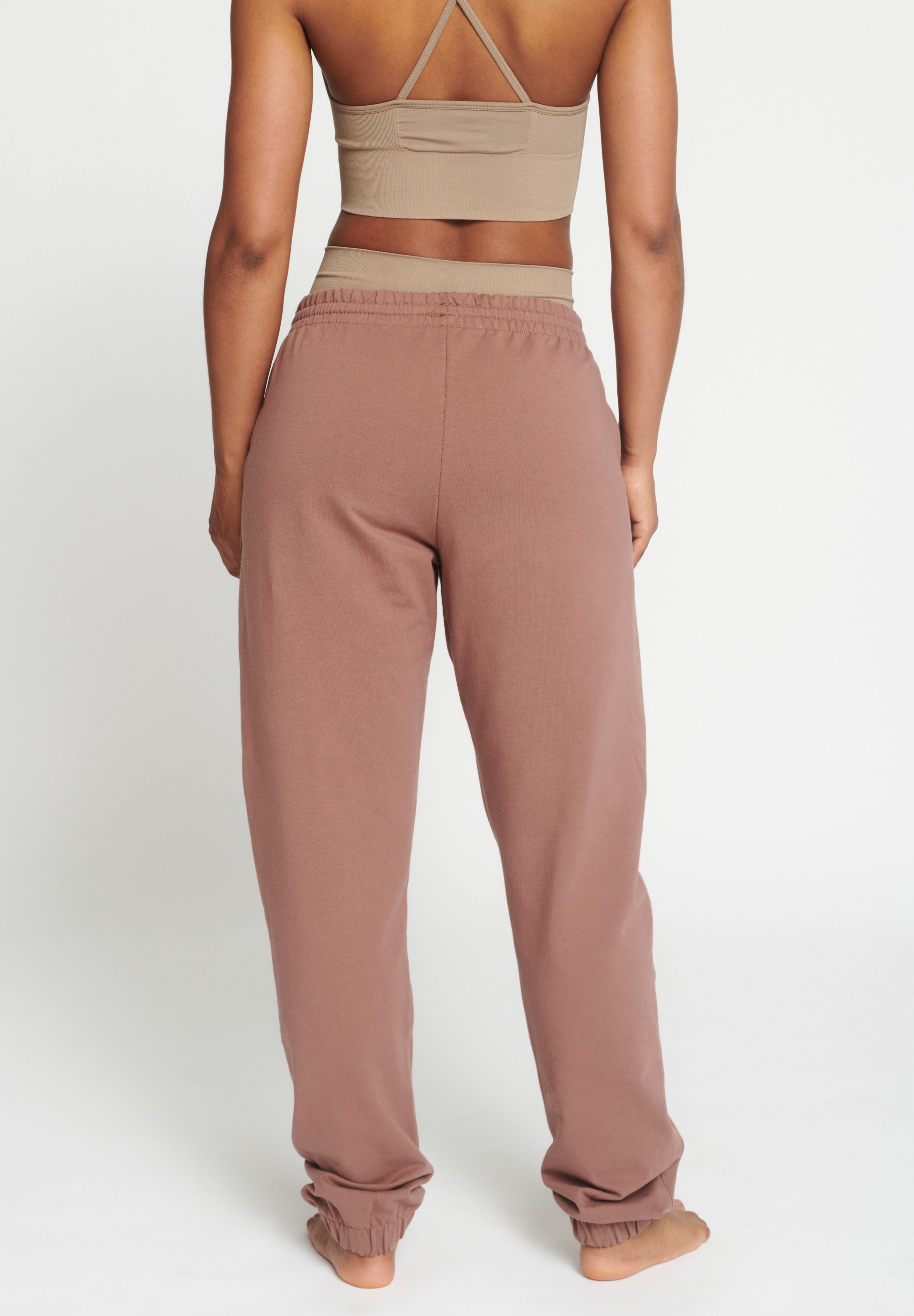 Ibina – Bequeme Sweatpants | Erdfarbe
