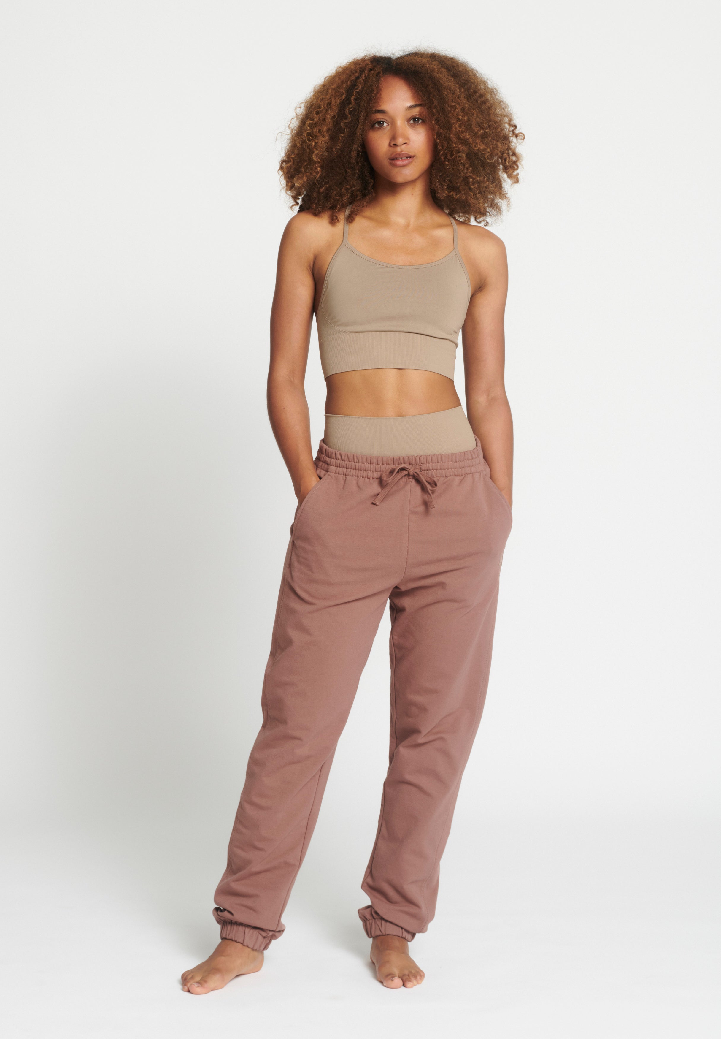 Ibina – Bequeme Sweatpants | Erdfarbe