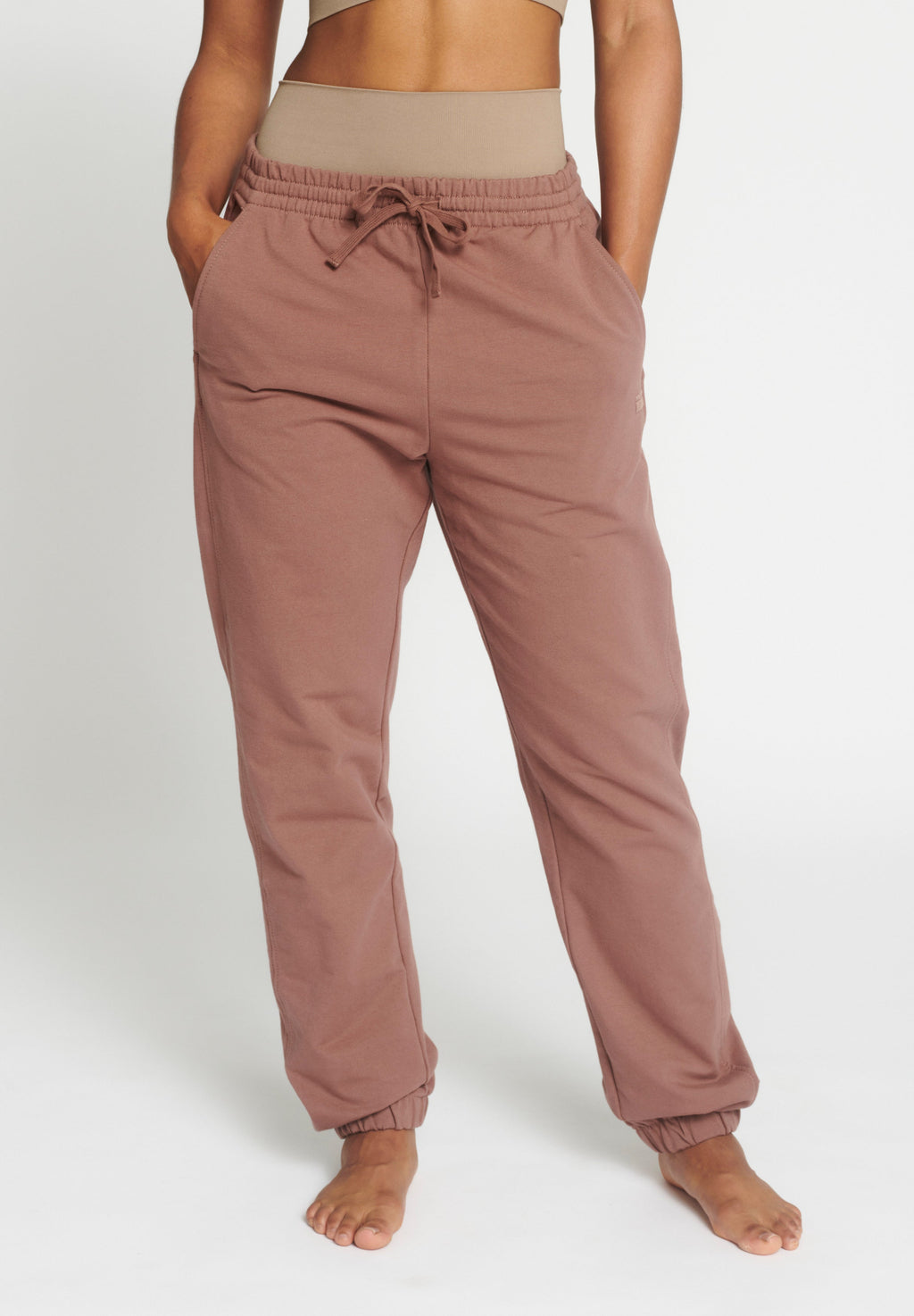 Ibina – Bequeme Sweatpants | Erdfarbe