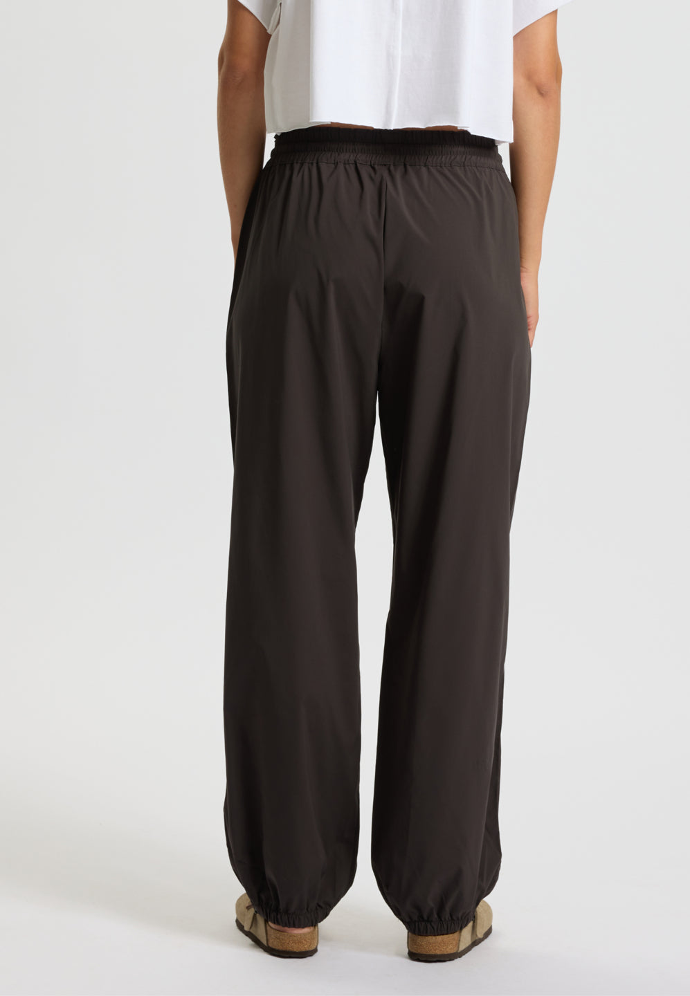 Palma – Lockere Track-Hose | Schwarz