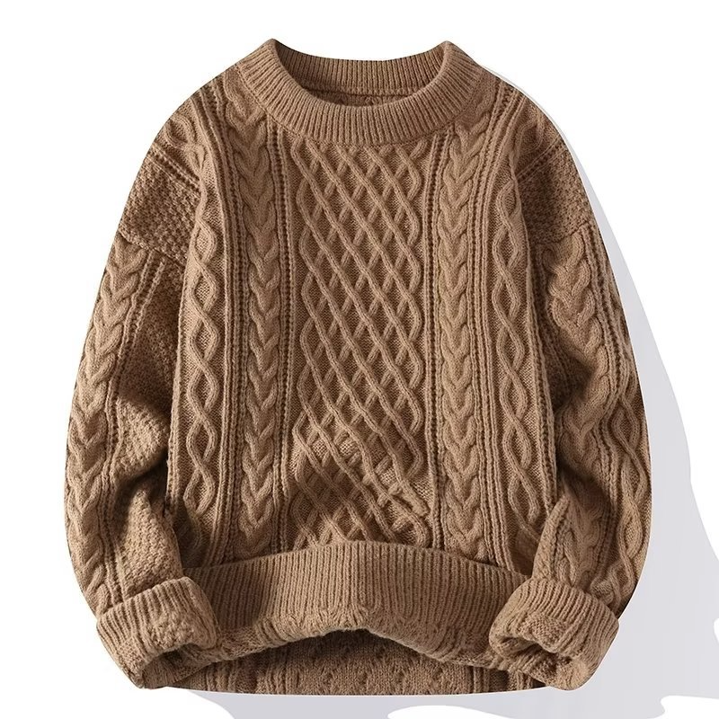Aiessa - Zopfmuster-Pullover