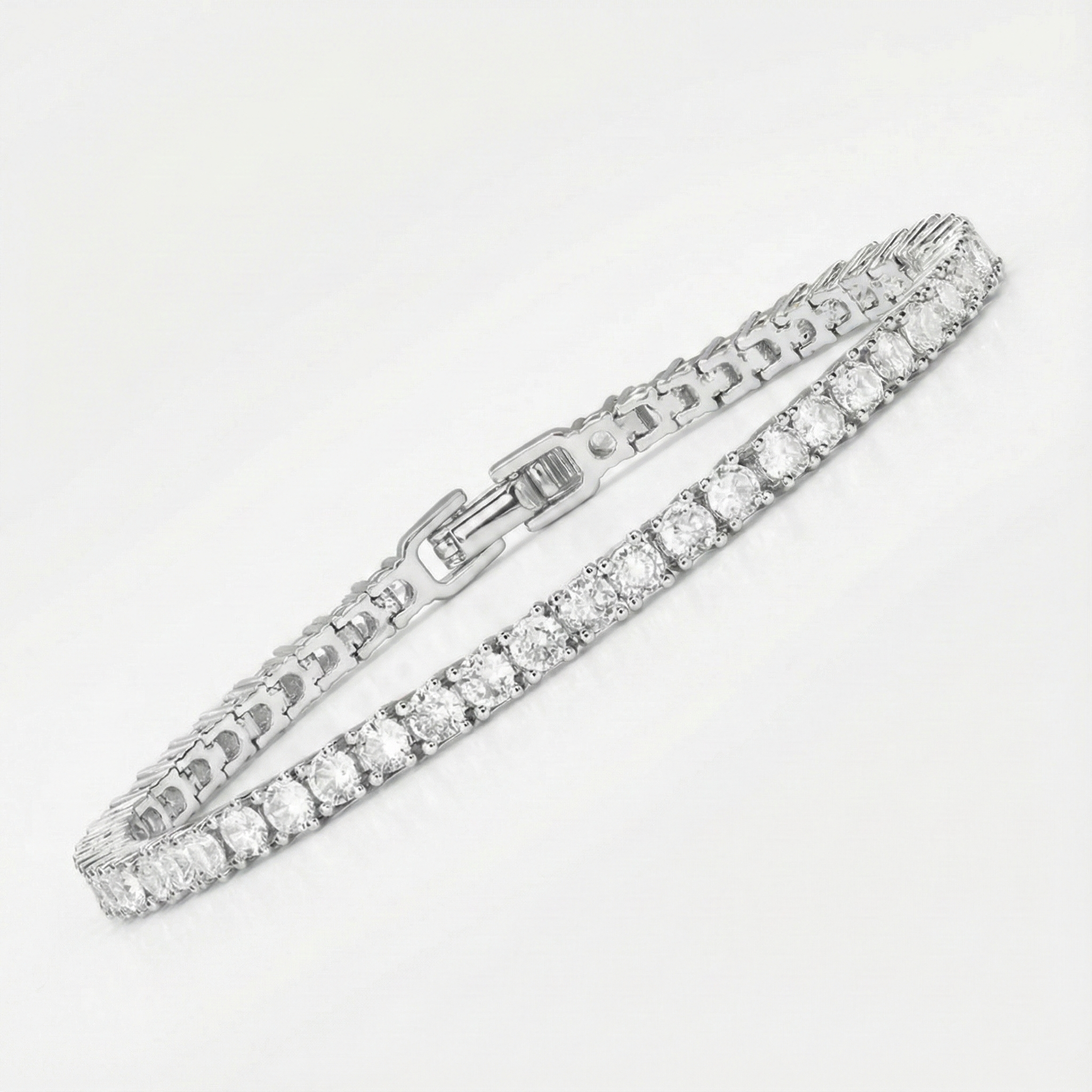 Tennisarmbånd med moissanite