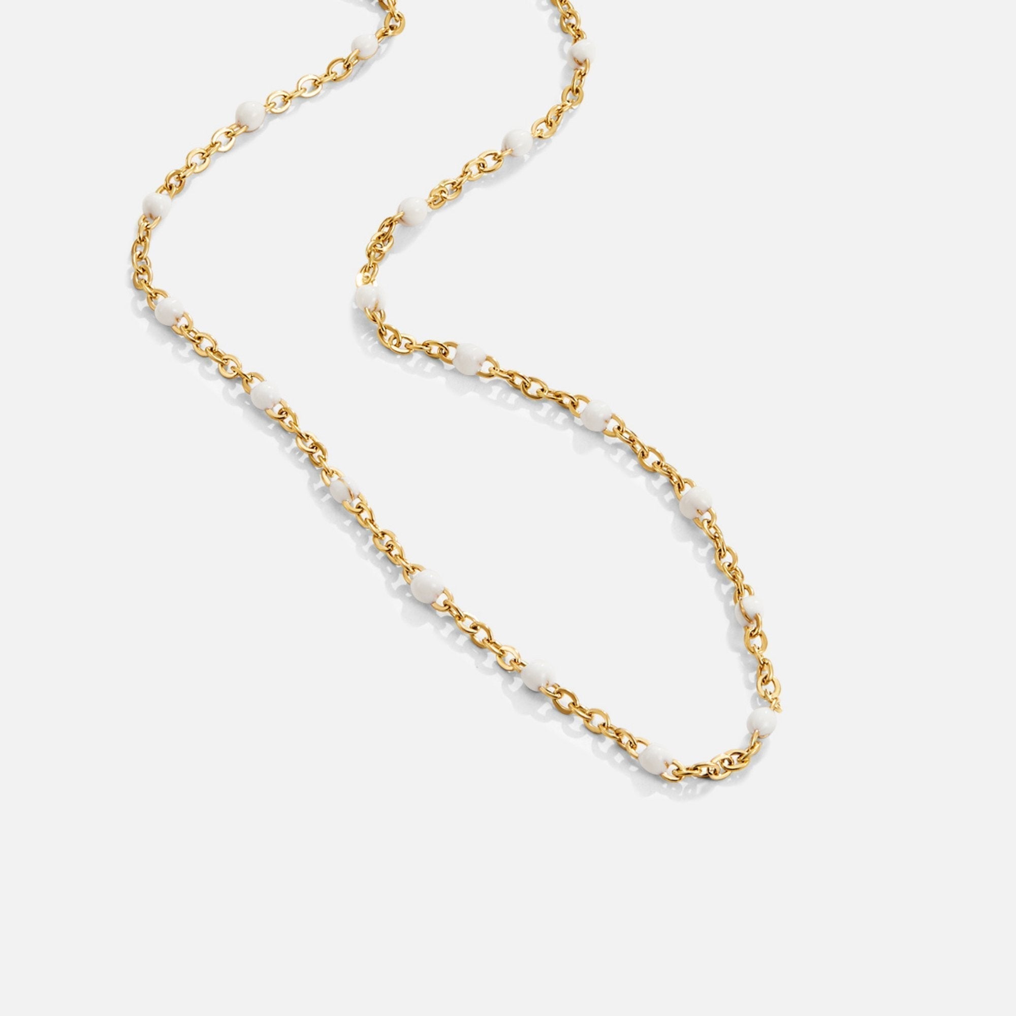 Sabina – Vergoldeter Choker mit kleinen Perlen